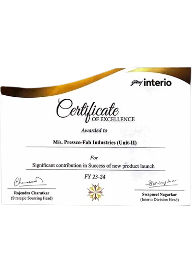 Ceritificate of Excellence